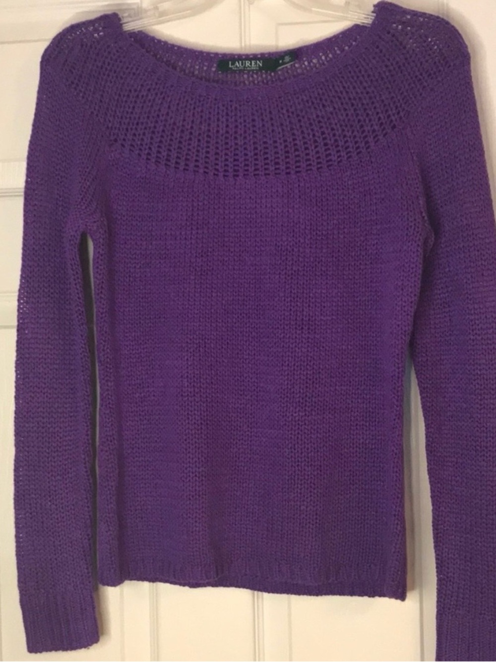 Lauren Ralph Lauren Tape Yarn Sweater EUC